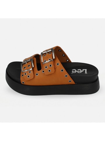 Lee Slippers "Cora" lichtbruin