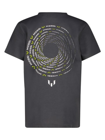 Messi Shirt antraciet/limoengroen