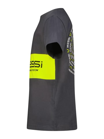 Messi Shirt antraciet/limoengroen