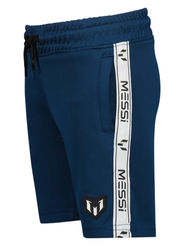 Messi Sweatshorts in Dunkelblau/ Weiß