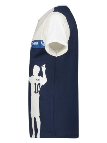 Messi Shirt in Weiß/ Dunkelblau
