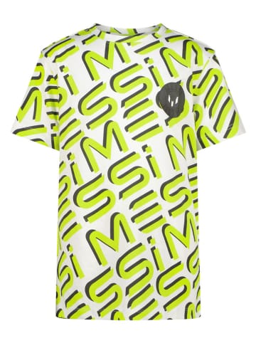 Messi Shirt in Weiß/ Gelb