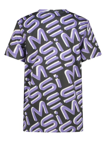 Messi Shirt in Anthrazit/ Lila