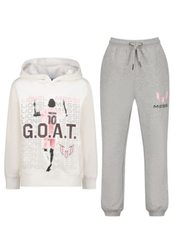Messi 2tlg. Outfit in Grau/ Creme
