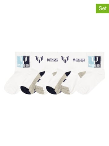 Messi 6er-Set: Socken in Weiß
