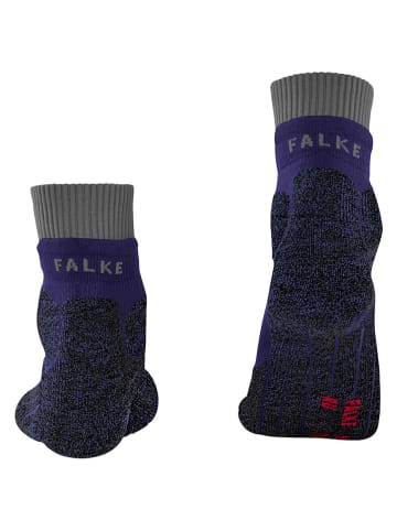 Falke Sportsocken "RU Trail" in Pflaume/ Schwarz