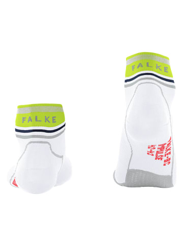 Falke Socken "BC Impulse" in Weiß/ Gelb