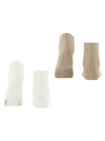 ESPRIT 2er-Set: Socken "Plush SSO" in Beige/ Creme