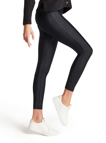 Falke Legginsy "Shining Star" w kolorze czarnym