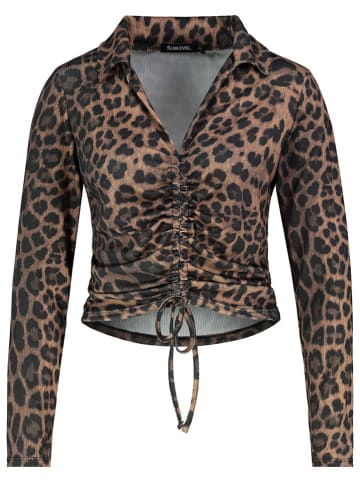 Sublevel Blouse lichtbruin/zwart