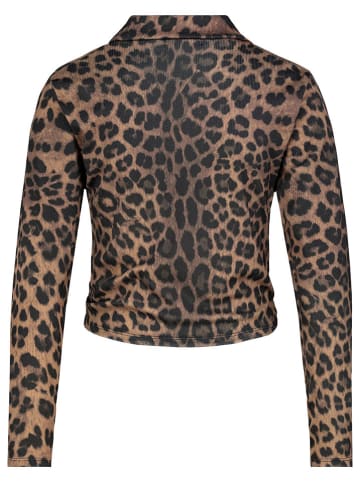 Sublevel Blouse lichtbruin/zwart