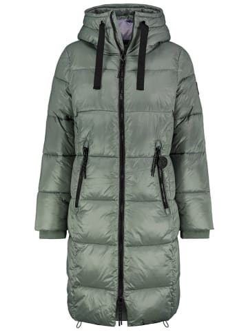 Sublevel Doorgestikte mantel saliekleurig