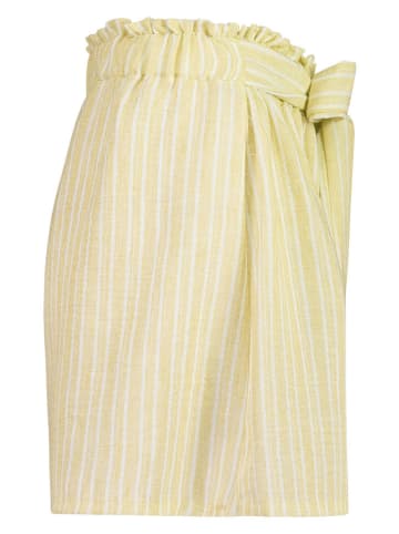 Sublevel Szorty w kolorze biało-żółtym