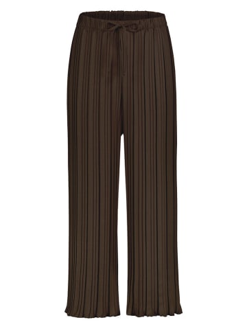 Sublevel Plisseehose in Dunkelgraun