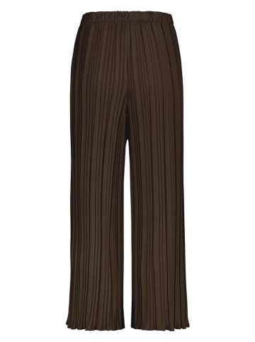 Sublevel Plisseehose in Dunkelgraun