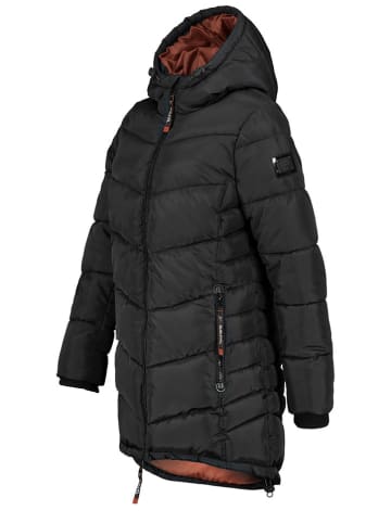 Sublevel Doorgestikte mantel zwart