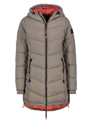 Sublevel Doorgestikte mantel taupe