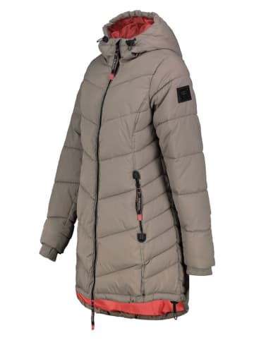 Sublevel Steppmantel in Taupe