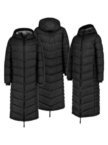 Sublevel Doorgestikte mantel zwart