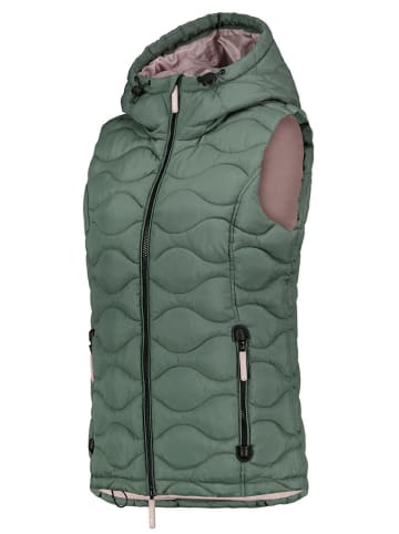 Sublevel Kamizelka pikowana w kolorze zielonym