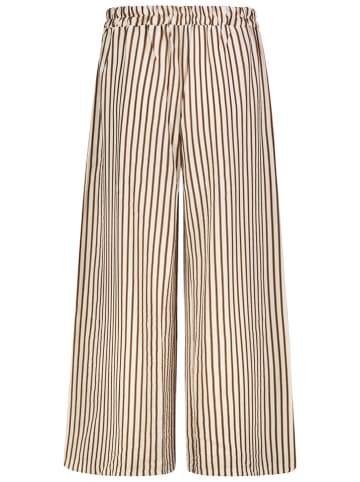 Sublevel Marlenehose in Braun/ Weiß