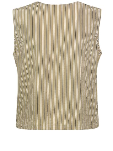 Sublevel Weste in Taupe/ Schwarz