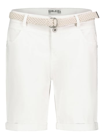 Sublevel Bermudy w kolorze białym