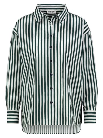 Sublevel Blouse petrol/wit