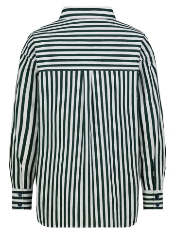 Sublevel Blouse petrol/wit