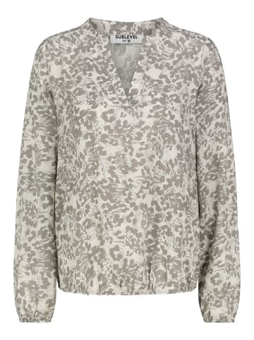 Sublevel Blouse lichtgrijs/crème