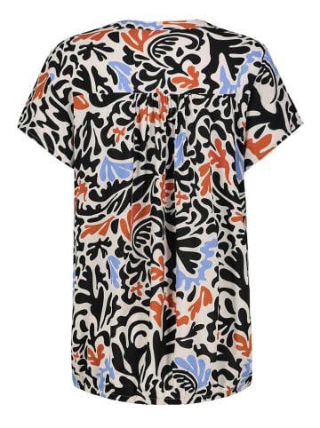 Sublevel Blouse zwart/wit/lichtblauw