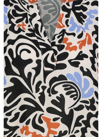 Sublevel Blouse zwart/wit/lichtblauw