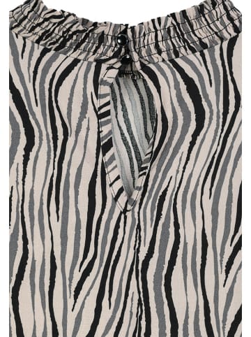 Sublevel Bluse in Weiß/ Schwarz