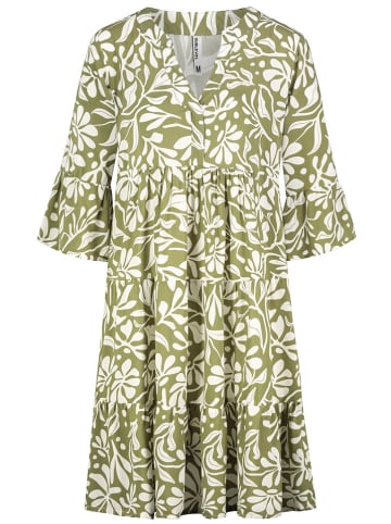Sublevel Jurk olijfgroen/wit