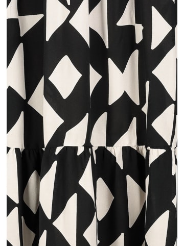 Sublevel Kleid in Schwarz/ Creme