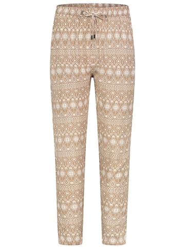 Sublevel Spodnie w kolorze jasnobrązowo-białym