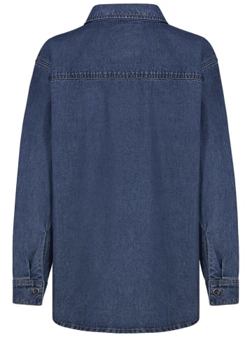 Sublevel Spijkerblouse donkerblauw