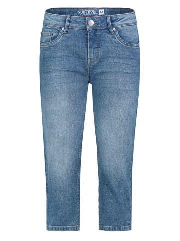 Sublevel Jeans-Caprihose in Blau