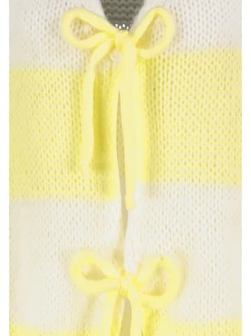 Sublevel Kardigan w kolorze żółto-białym