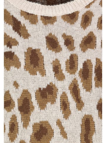 Sublevel Sweter w kolorze beżowo-jasnobrązowym