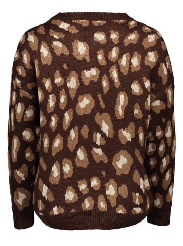 Sublevel Trui donkerbruin/lichtbruin