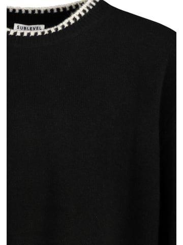 Sublevel Sweter w kolorze czarnym