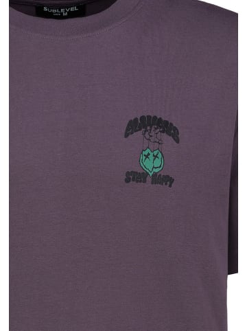 Sublevel Shirt auberginekleurig