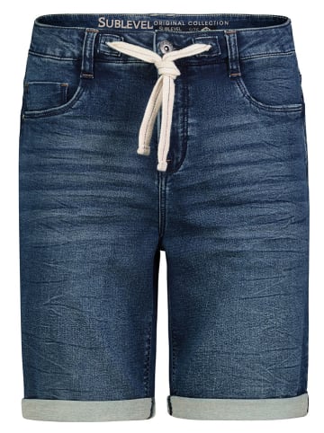 Sublevel Jeans-Bermudas in Dunkelblau