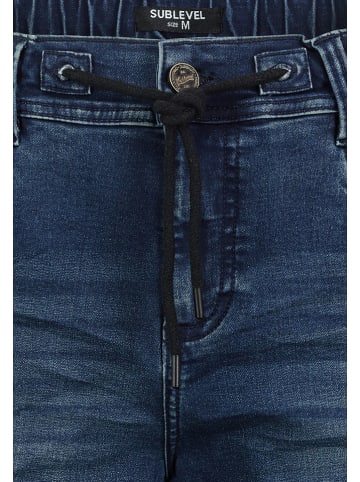 Sublevel Jeans-Bermudas in Dunkelblau