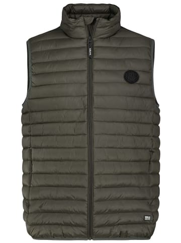 Sublevel Doorgestikte bodywarmer "Carl" donkerbruin