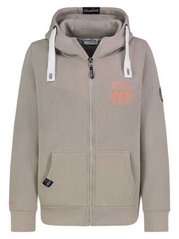 Sublevel Sweatvest beige/grijs