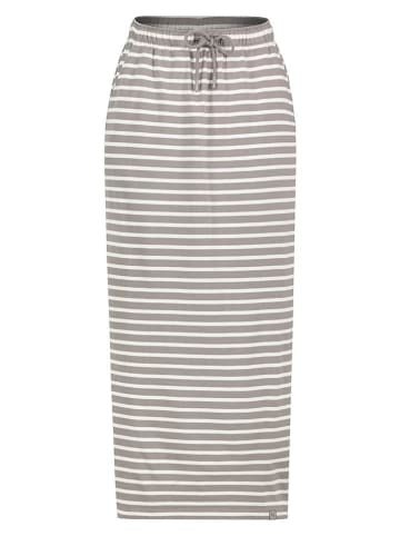 Sublevel Spódnica w kolorze szarobrązowo-białym