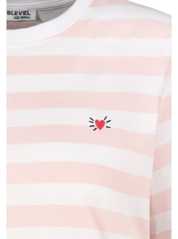 Sublevel Shirt lichtroze/wit