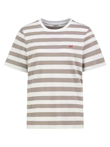 Sublevel Shirt lichtbruin/wit